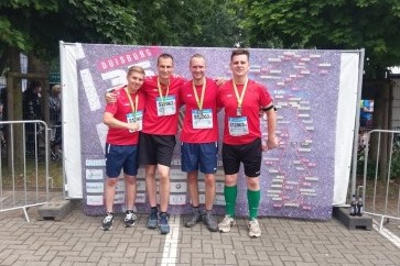 Die Marathonstaffel der Löschgruppe Gellep-Stratum